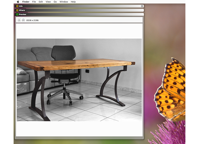 MacGizmo window (Classic theme)